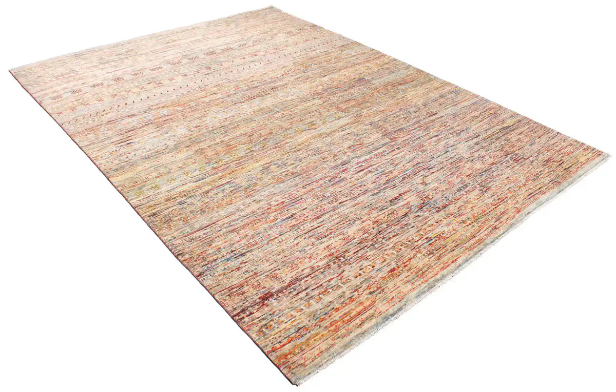 Berjasta Rug with Fine Rust & Gold Rows, 340 × 250 cm, view 3.