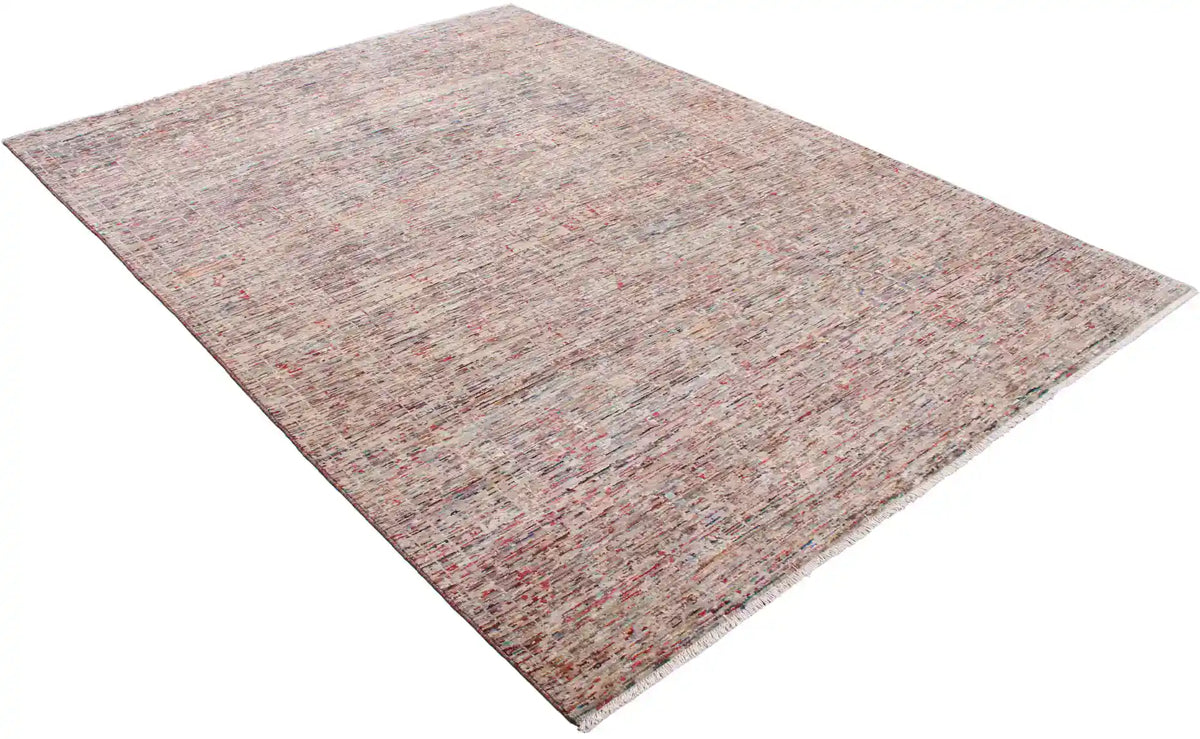 Berjasta Rug with Gray & Rust Horizontal Lines, 344 × 249 cm, view 3.