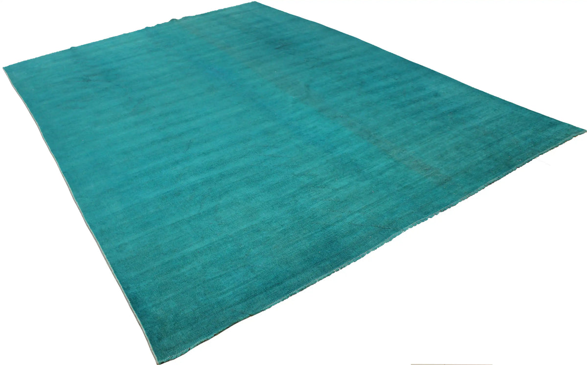 Large Turquoise Ziegler Rug, 431 × 302 cm, view 3.