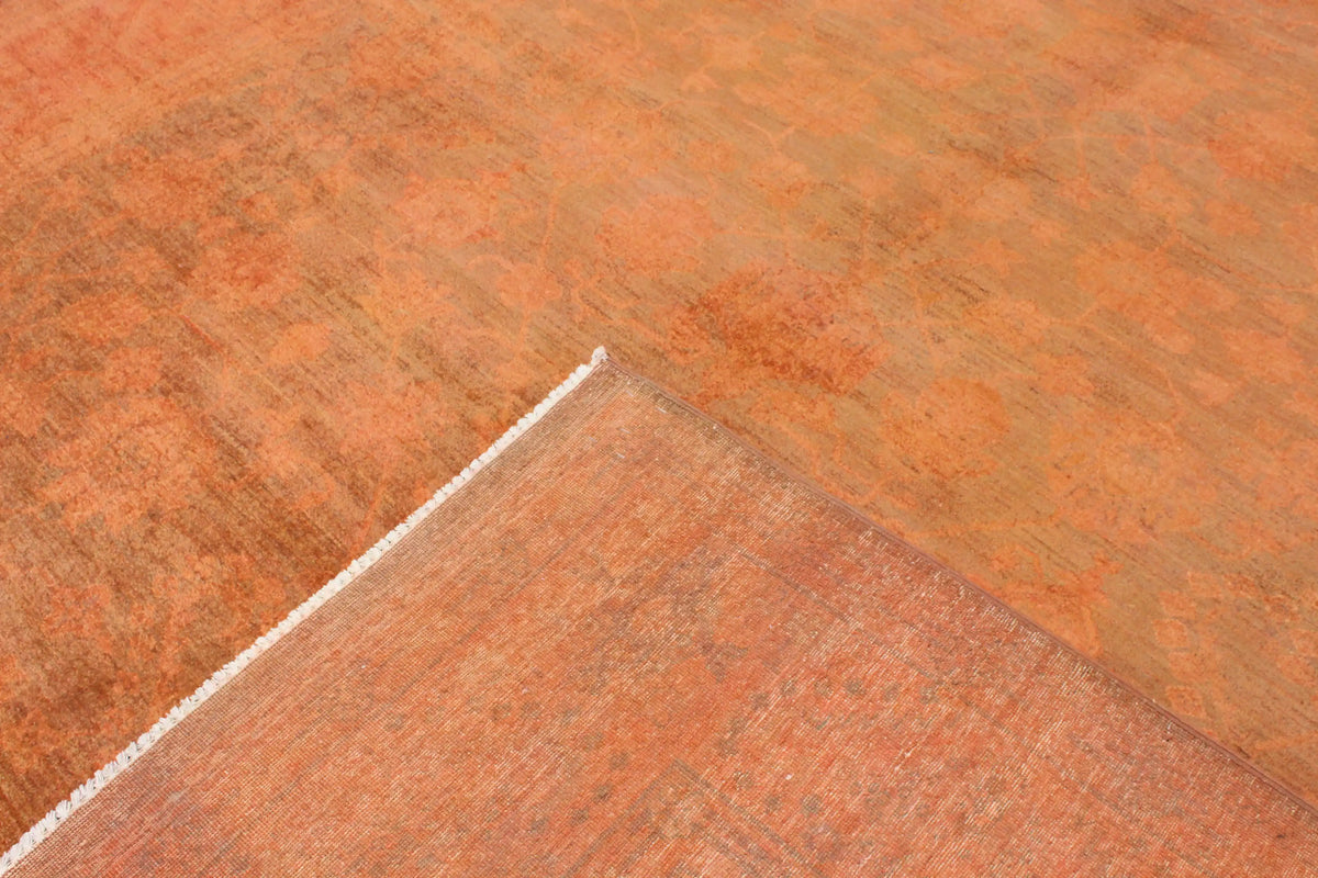 Rostoranger Ziegler-Teppich mit Tonmuster, 380 × 272 cm – Produktansicht 4