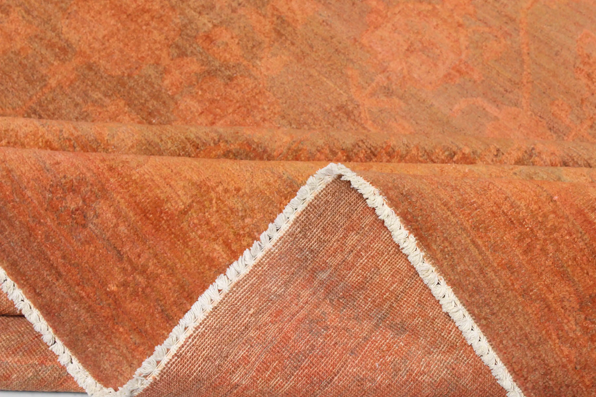 Rostoranger Ziegler-Teppich mit Tonmuster, 380 × 272 cm – Produktansicht 5
