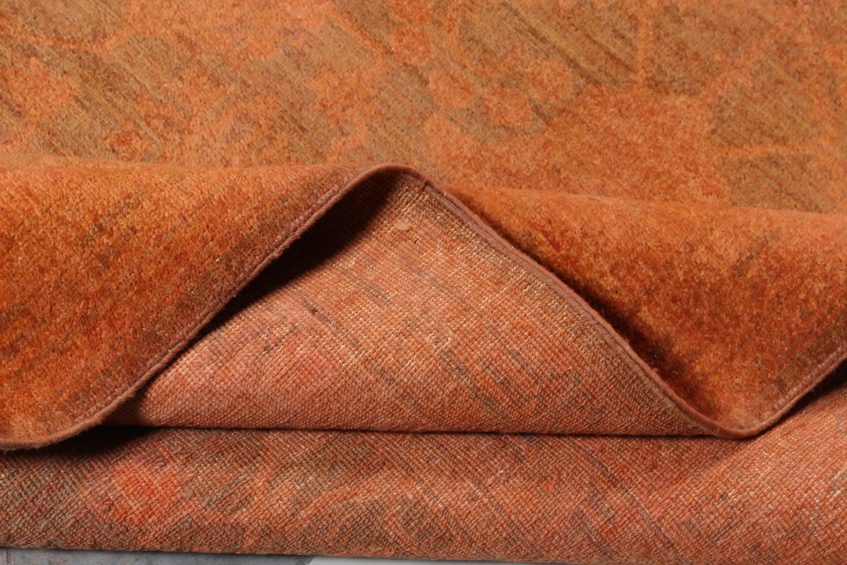 Rostoranger Ziegler-Teppich mit Tonmuster, 380 × 272 cm – Produktansicht 6
