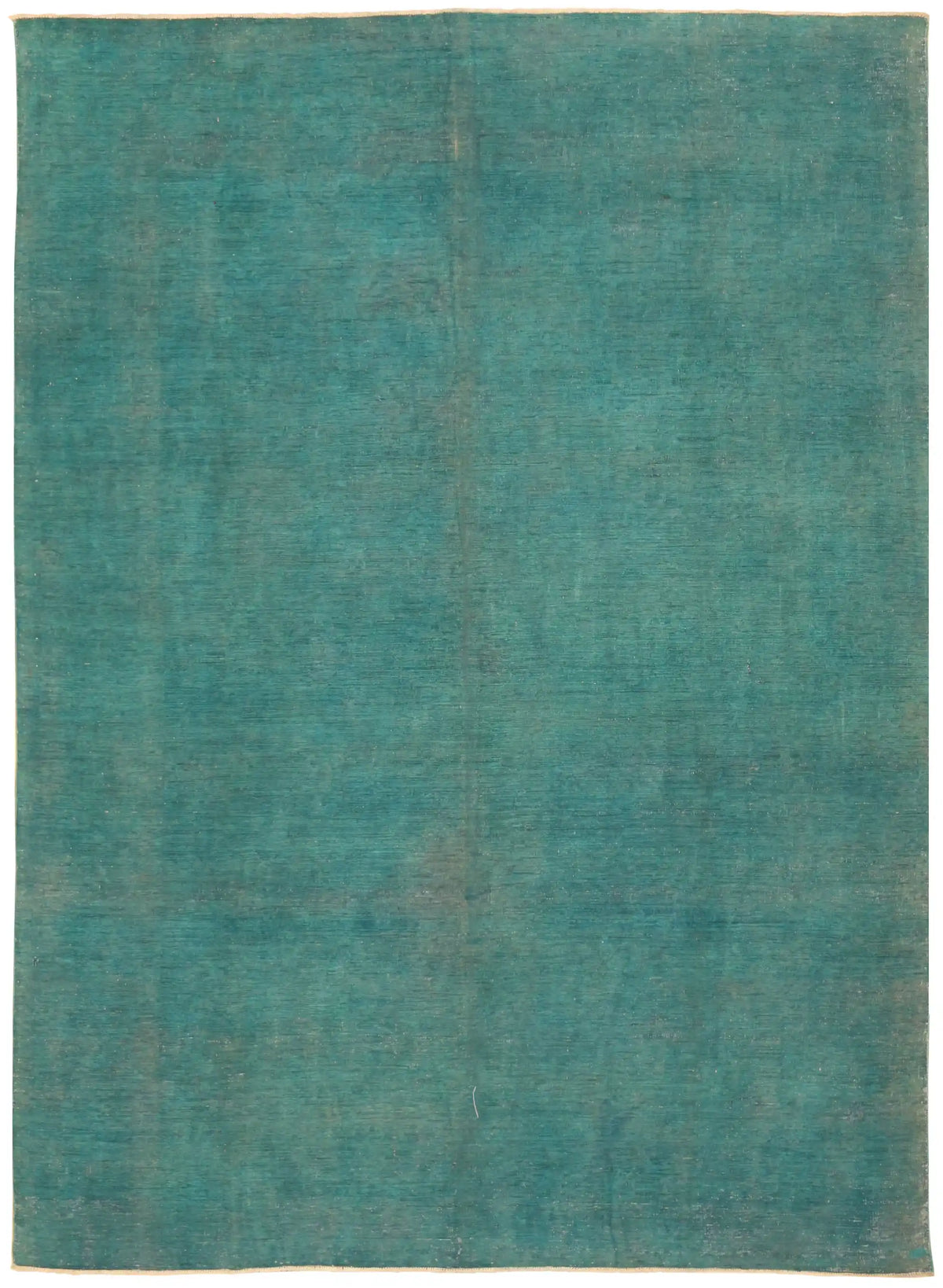 Large Turquoise Ziegler Wool Rug, 400 × 283 cm, overall view.