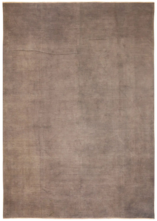 Taupefarbener Ziegler-Teppich mit Melierung, 403 × 263 cm – Gesamtansicht