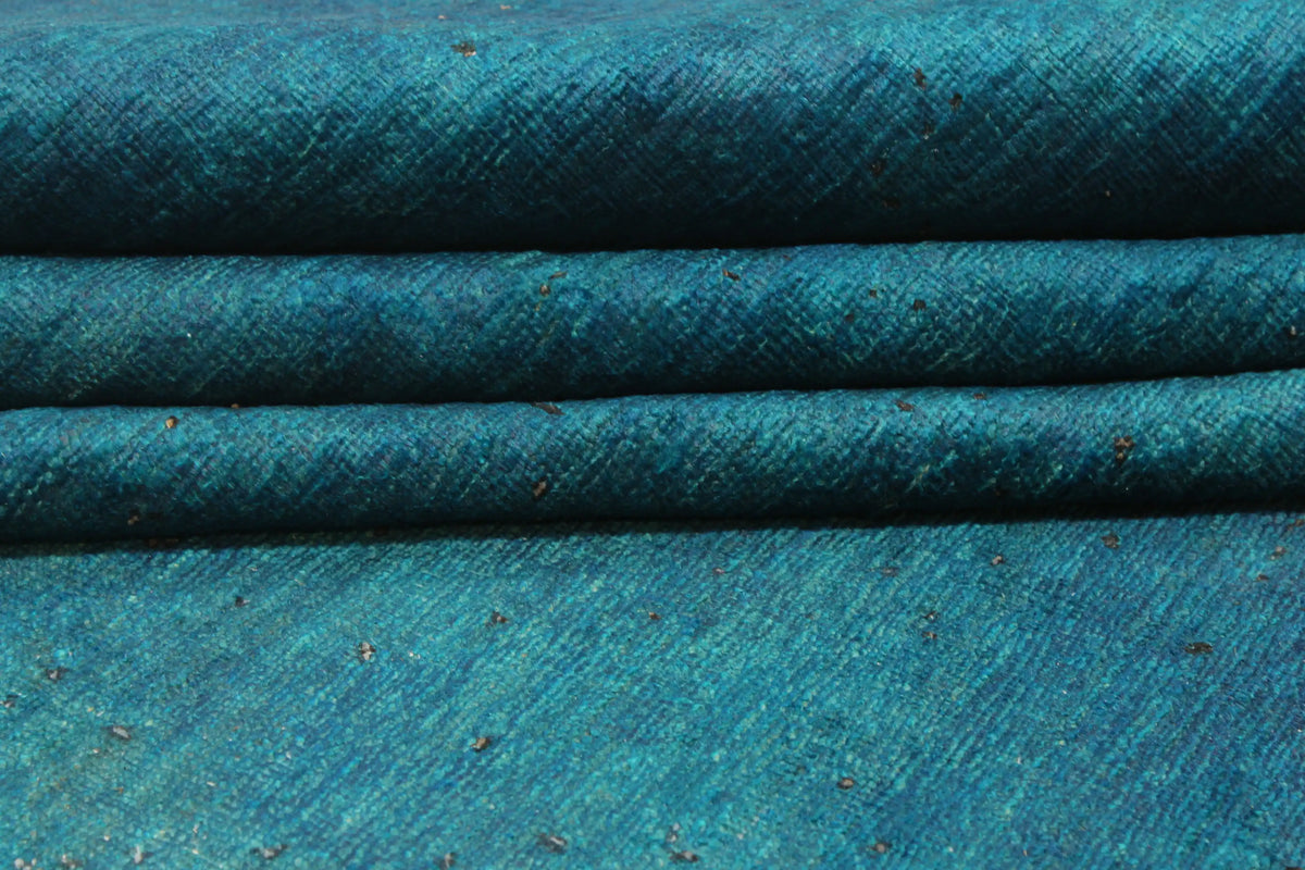 Oversized Teal Ziegler Rug, 438 × 346 cm, view 8.