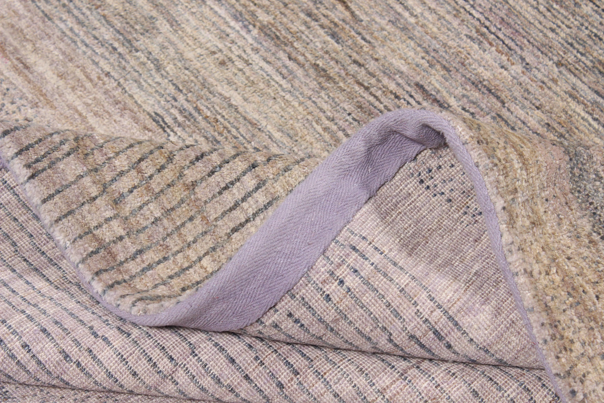 Orientteppich in Greige mit Quadraten, 310 × 239 cm – Produktansicht 7