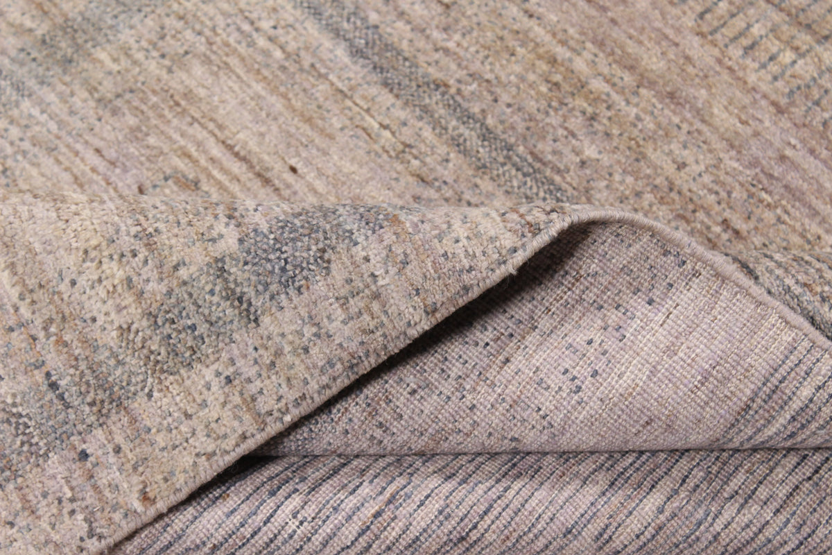 Orientteppich in Greige mit Quadraten, 310 × 239 cm – Produktansicht 8