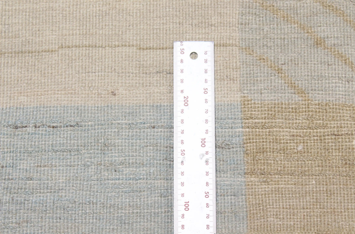 Large Afghan Rug with Pastel Block Pattern, 434 × 300 cm, view 9.