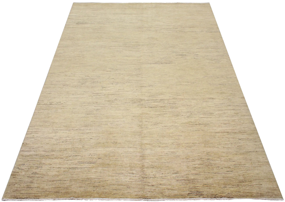 Goldbeiger Wollteppich im Großformat, 428 × 305 cm – Produktansicht 2