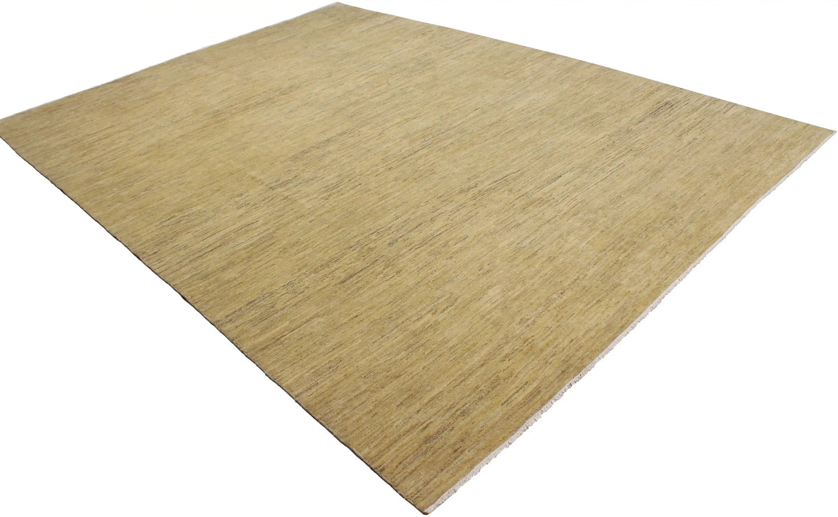 Goldbeiger Wollteppich im Großformat, 428 × 305 cm – Produktansicht 3