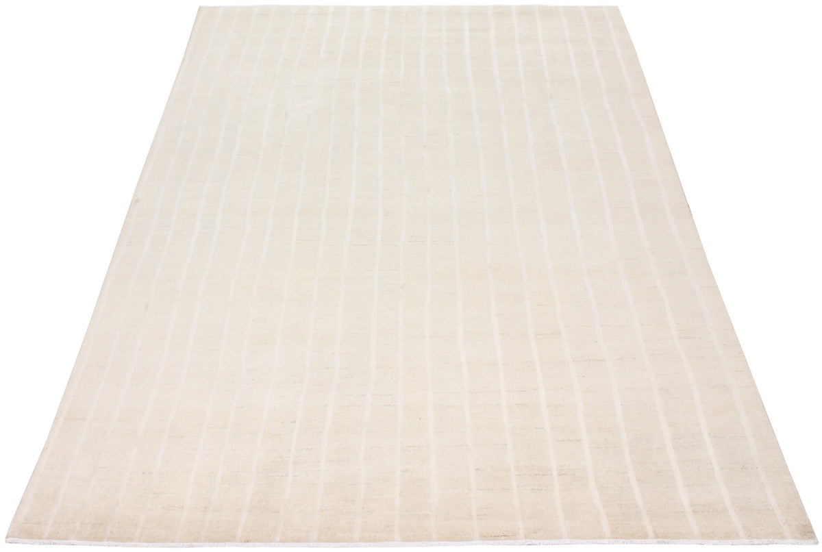 Cremebeiger Orientteppich mit Längslinien, 308 × 235 cm – Produktansicht 2