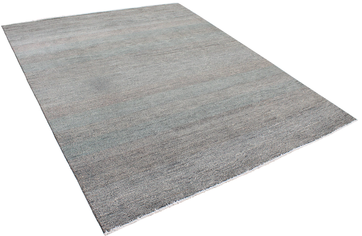 Gray Gabbeh Rug with Subtle Texture, 299 × 240 cm, view 3.