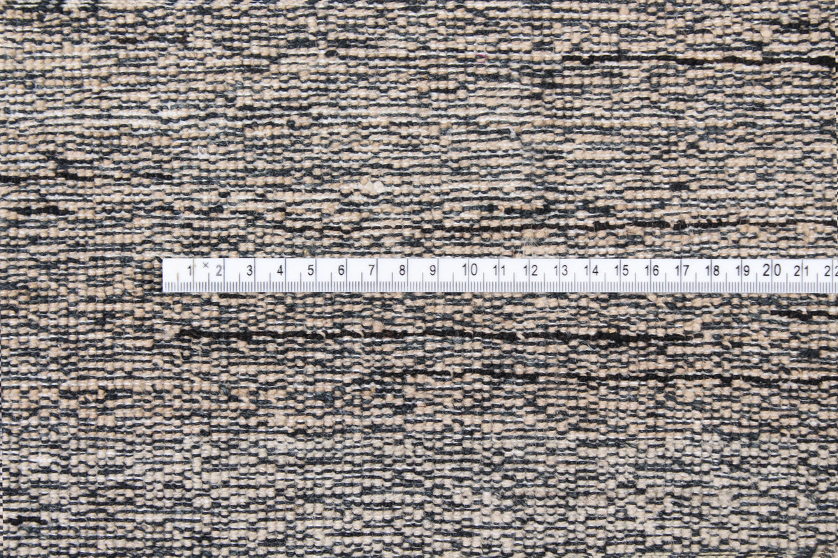 Gray Gabbeh Rug with Subtle Texture, 299 × 240 cm, view 6.