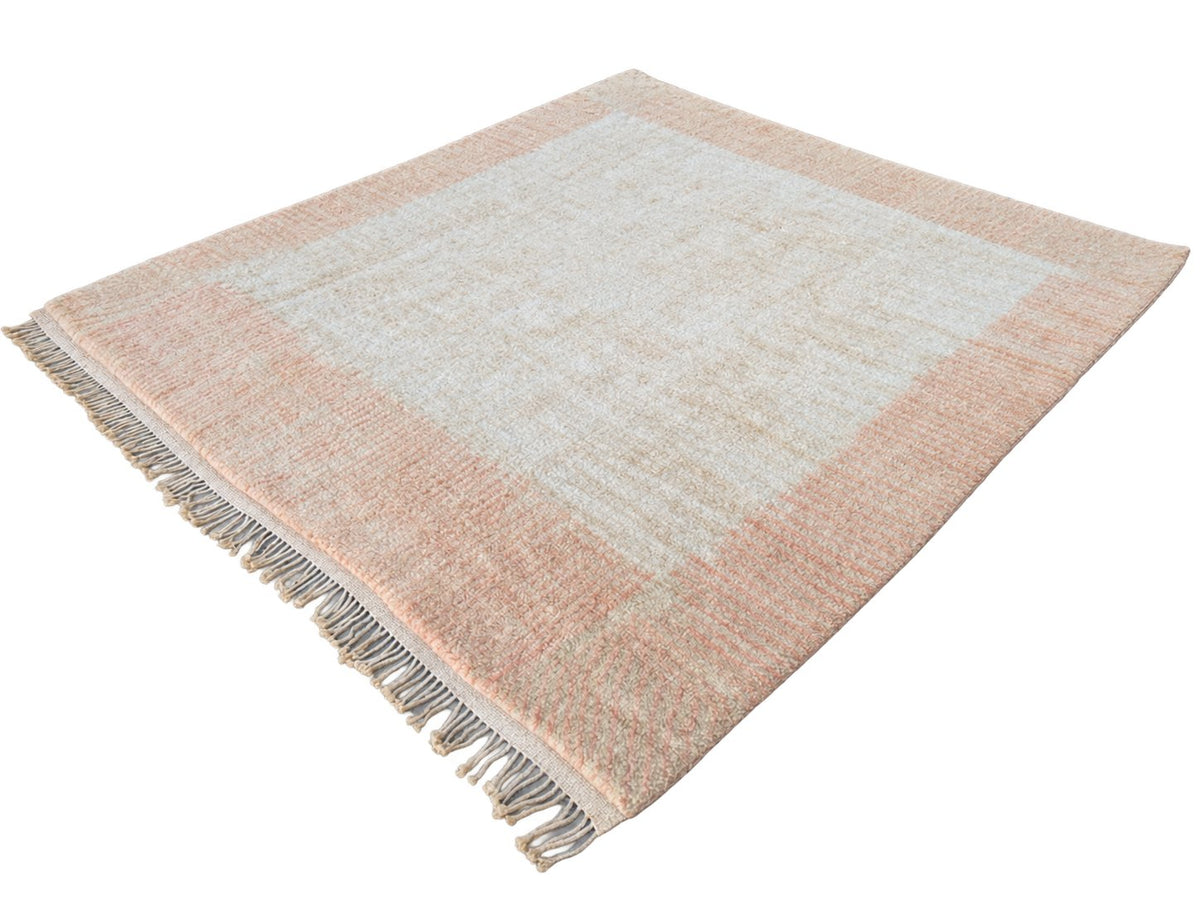 Berberteppich Creme-Pfirsich 428 × 397 cm – freigestellte Detailansicht 2