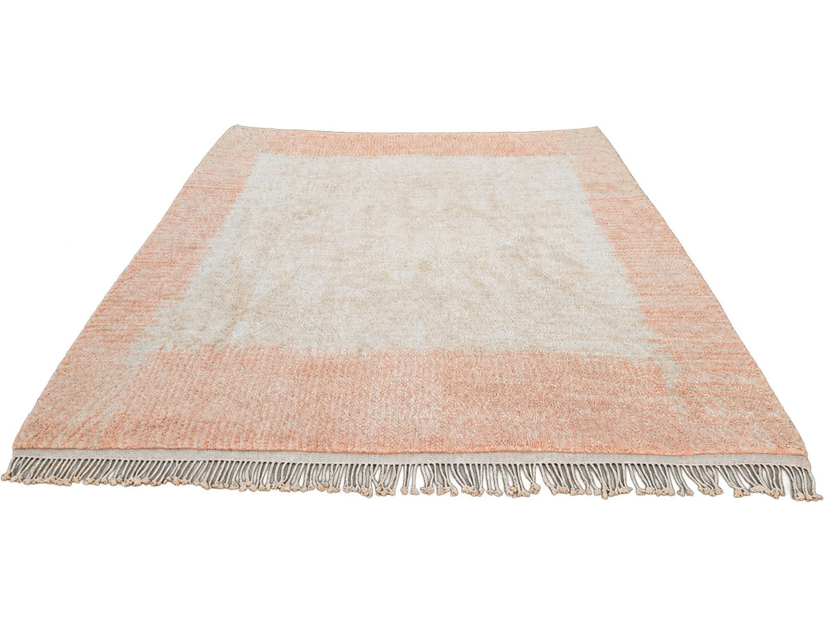 Berberteppich Creme-Pfirsich 428 × 397 cm – freigestellte Detailansicht 4