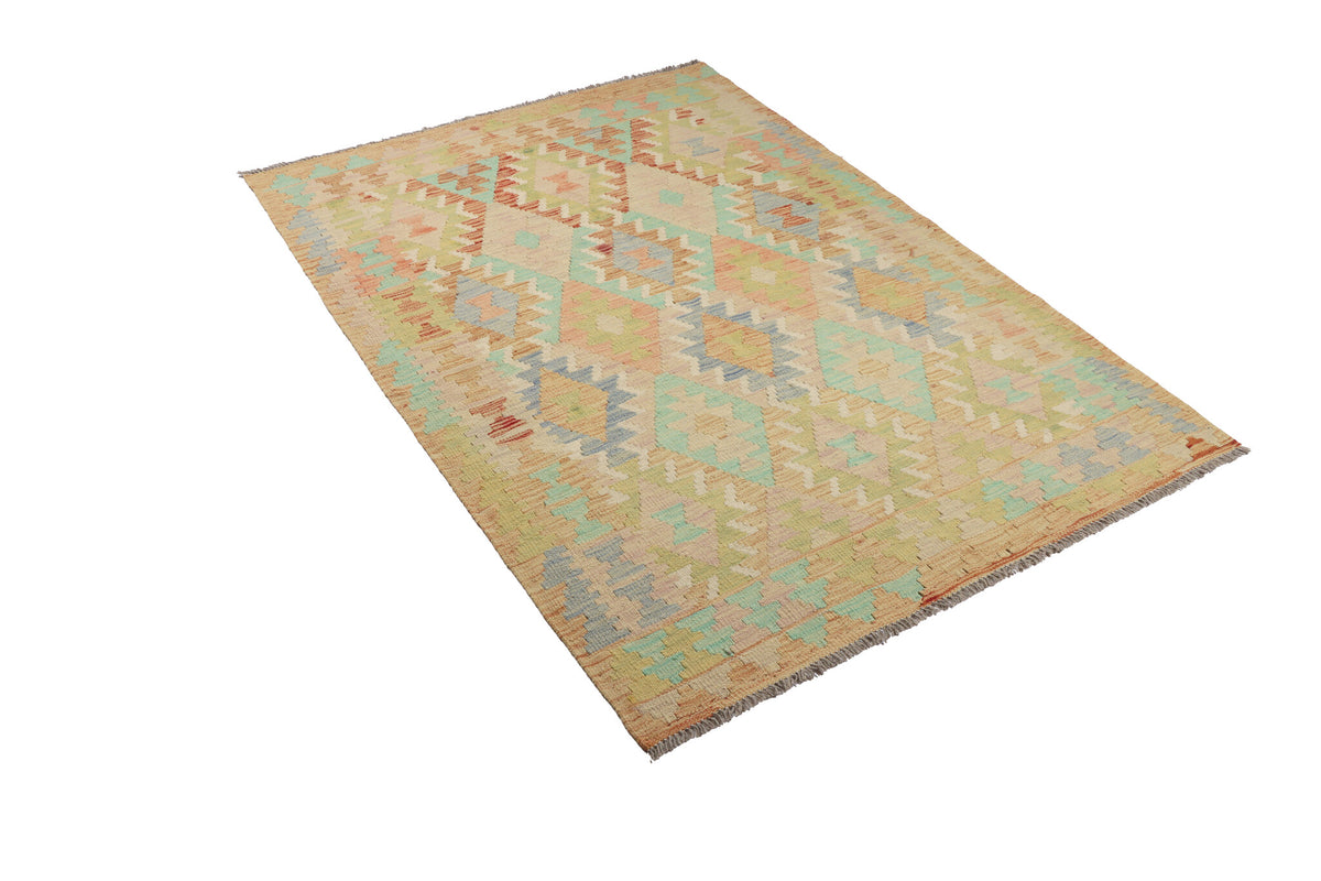 Pastel Large Diamond Kilim Rug, 176 × 127 cm — view 2