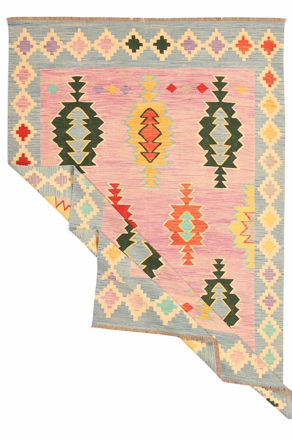 Handgewebter Kelim aus Wolle, 299 × 196 cm, Artikel KT-19299 – Ansicht 2