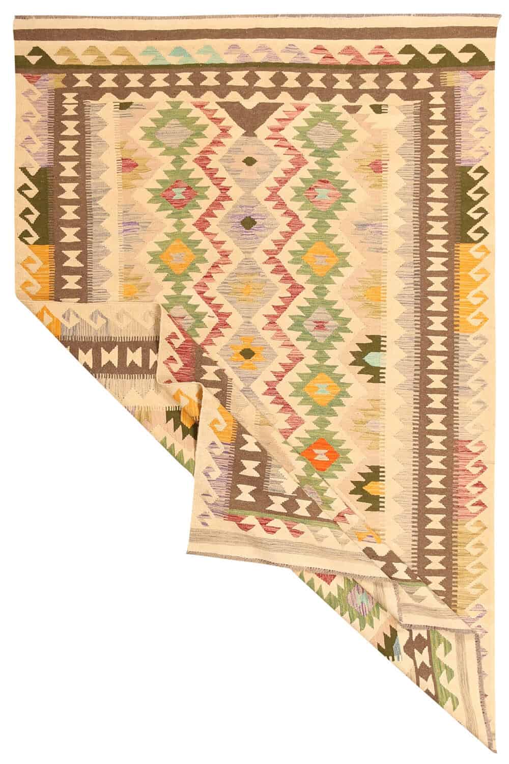 Handgewebter Kelim aus Wolle, 300 × 195 cm, Artikel KT-26751 – Ansicht 2