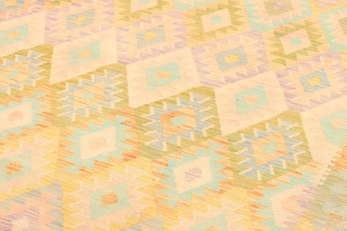 Pastel Diamond Kilim Rug, 301 × 198 cm — view 7