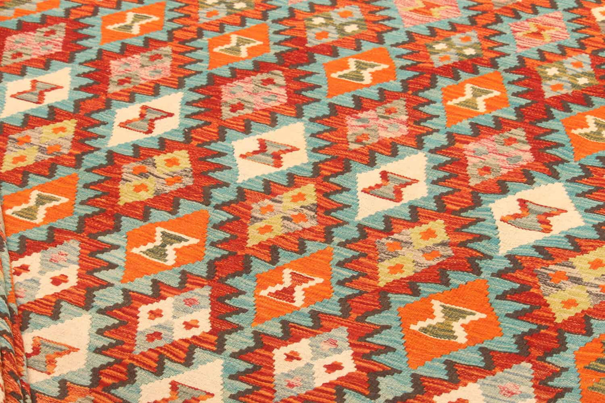 Handgewebter Kelim aus Wolle, 304 × 199 cm, Artikel KT-25480 – Ansicht 6