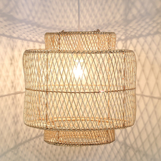 Livana Rattan-Pendelleuchte – Produktansicht 1