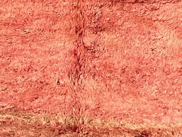 Vintage Berberteppich Rosé mit violettem Farbfeld – 280 × 194 cm – Originaldetail 2
